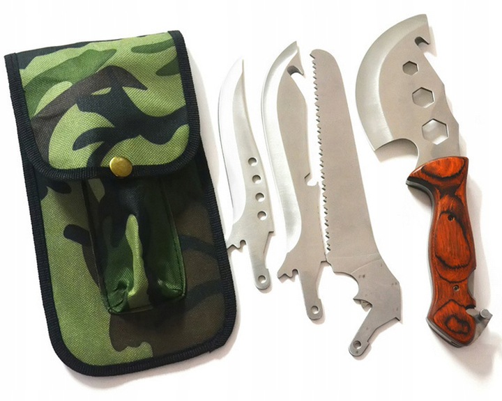 Toporek Siekiera taktyczna nóż piła 4w1 survival