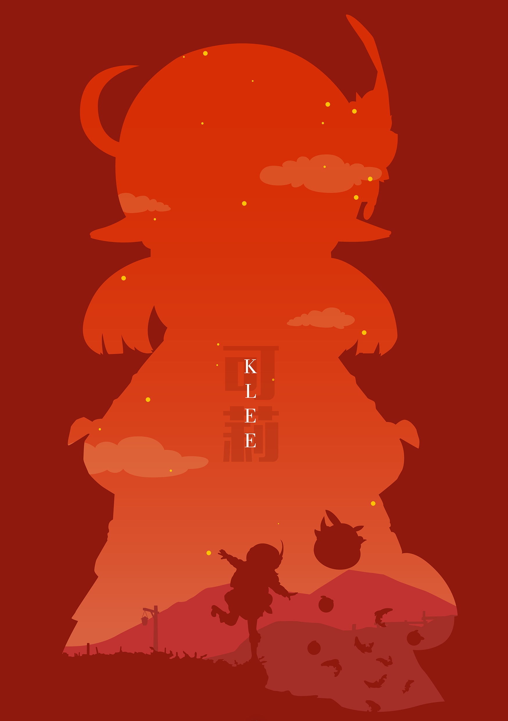 

Plakat A3 Genshin Impact Klee