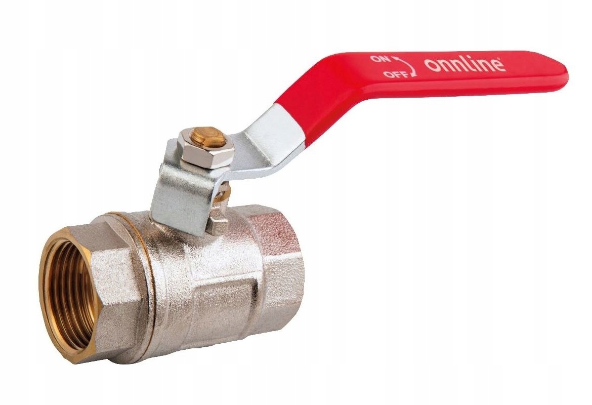 Kulový kohout DN50 PN25 2 palce Ff ocelová páka Onnline