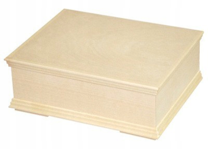 

Szkatułka Drewniana do Dekoracji Decoupage Okazja!