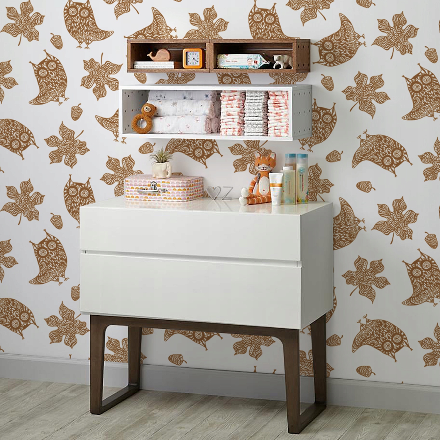 

Samoprzylepna fototapeta Sowia jesień 208x146 cm