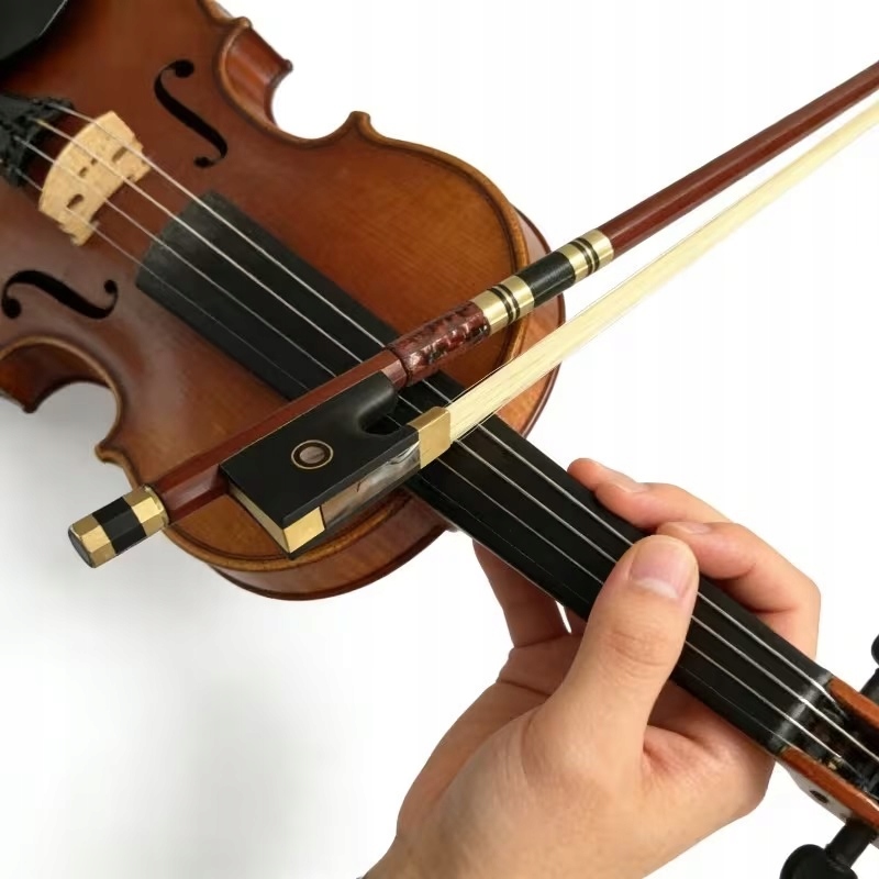 SMYCZEK DO SKRZYPIEC 4/4 OŚMIOKĄTNY HEBANOWA ŻABKA PROFESJONALNY