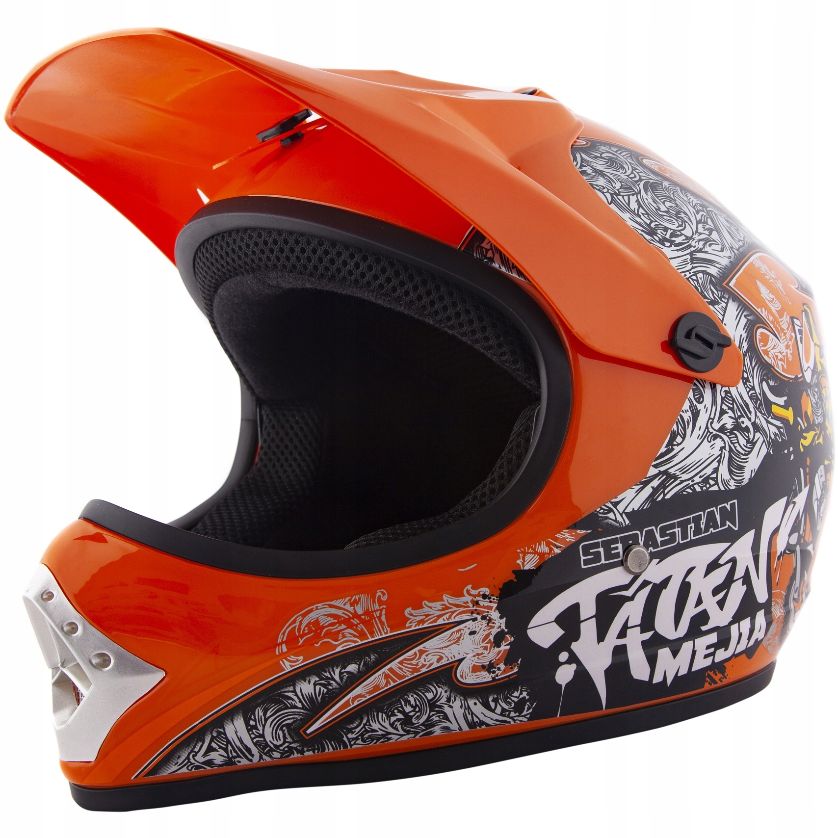Dětská přilba Enduro Cross Quad Bmx Mtb Elektrická koloběžka M 55-56 cm