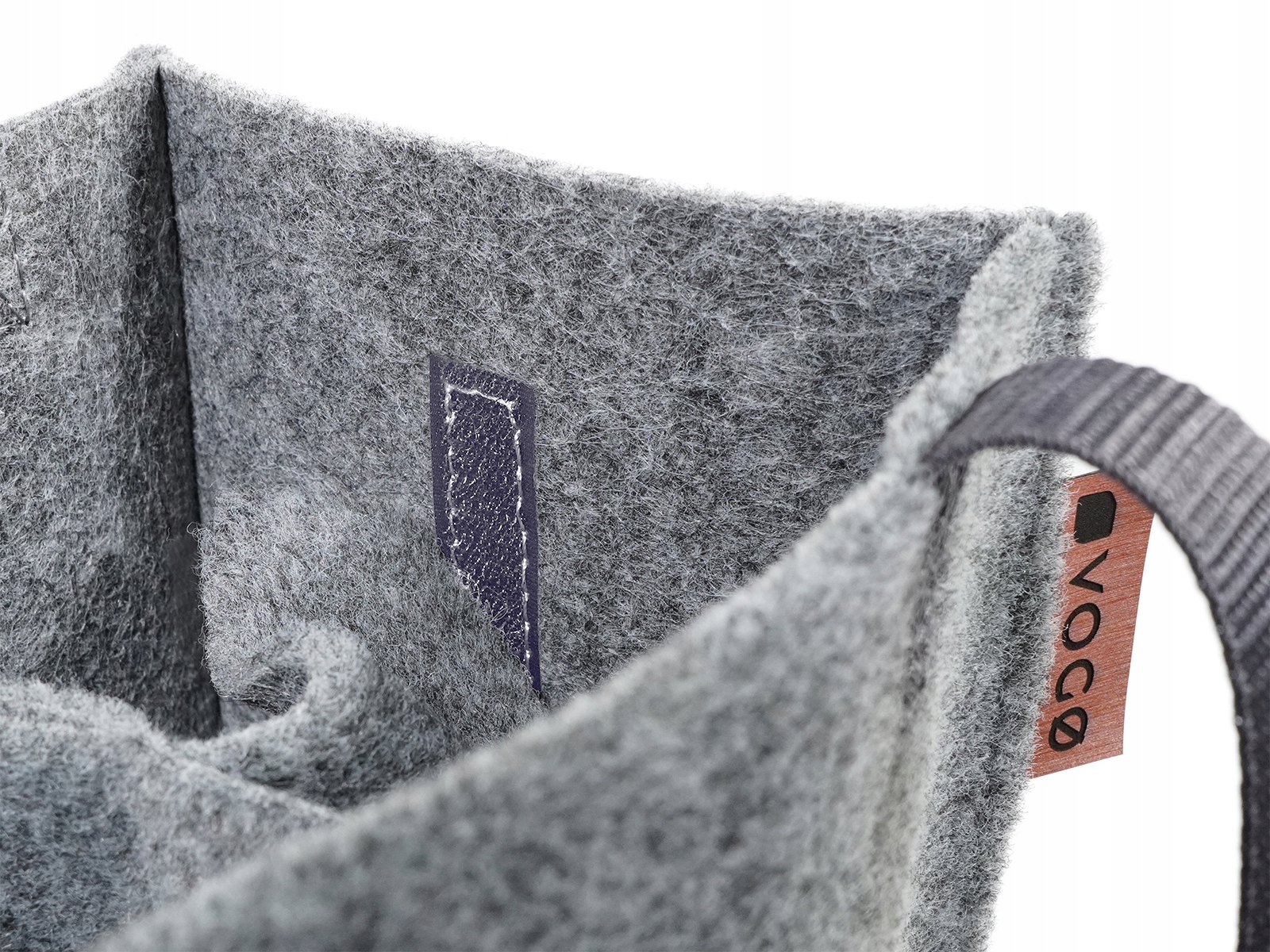 Torba VOGO na 6 butelek piwo woda welur premium Materiał dominujący filc