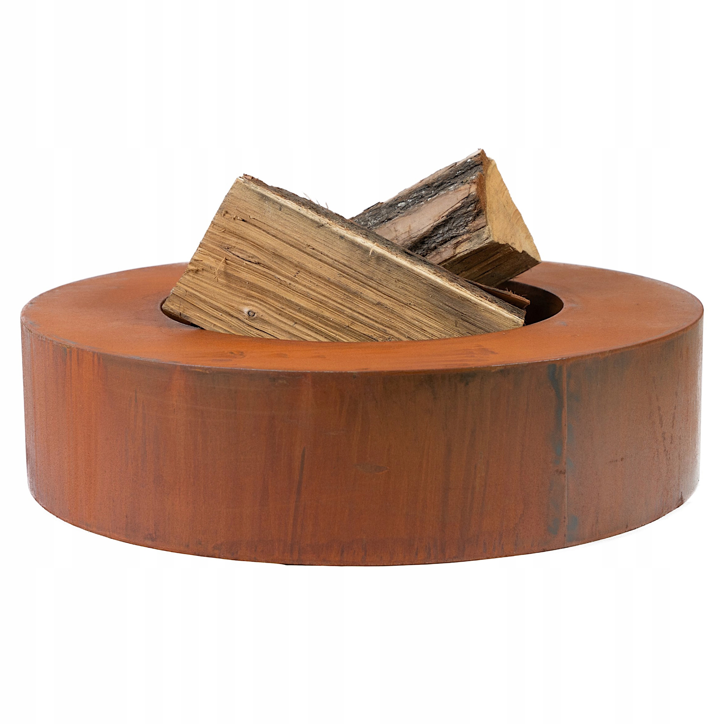 Palenisko ogrodowe Stal Corten Okrągłe 80 cm Grill Ognisko