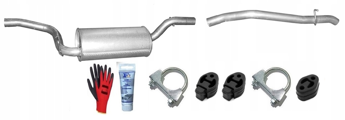 Volvo S40 1.8 2.0 (2004-2010) Tlumič Trubka bonus