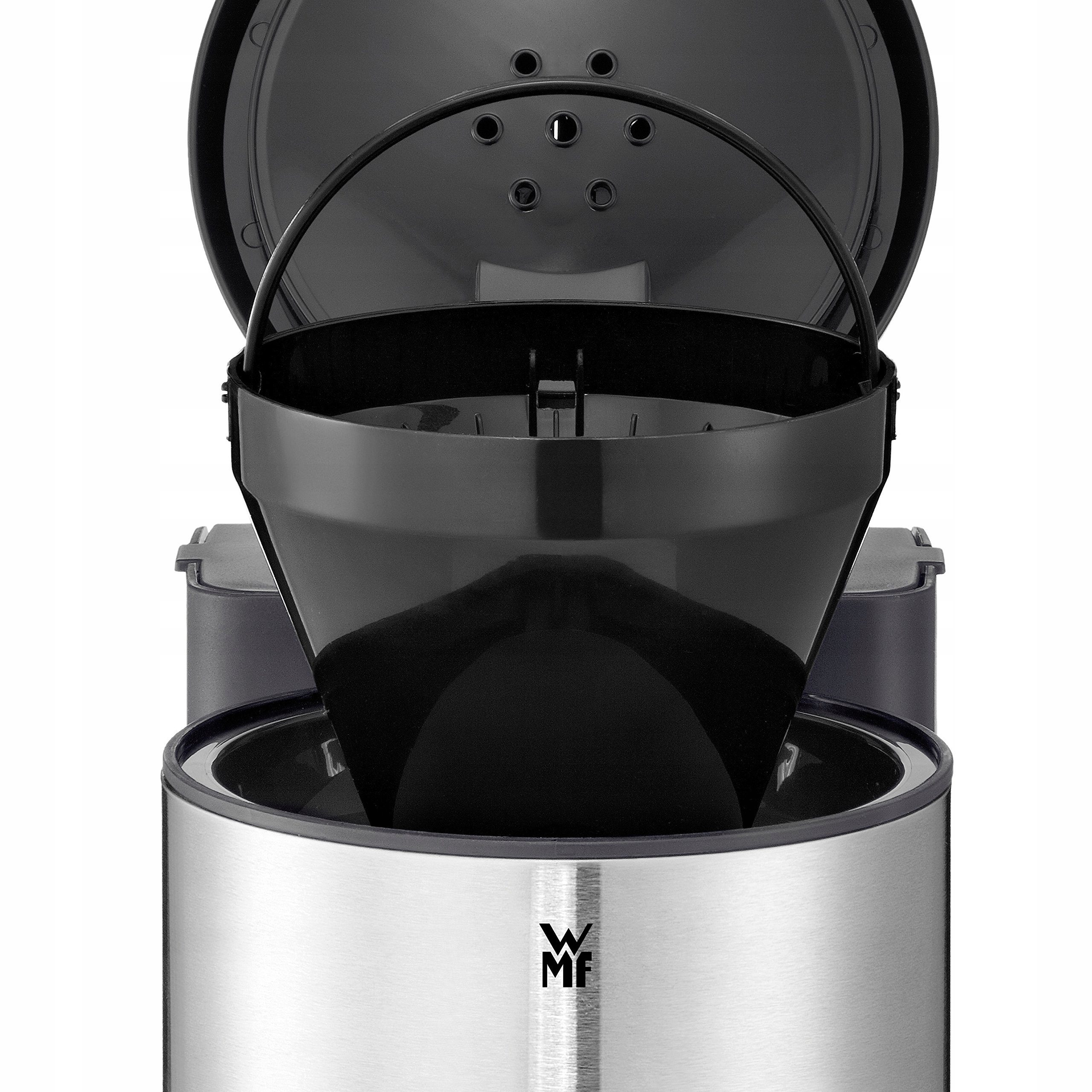 WMF STELIO Ekspres Do Kawy Z Filtrami Szklany Dzbanek Stal Nierdzewna — miniatura 2