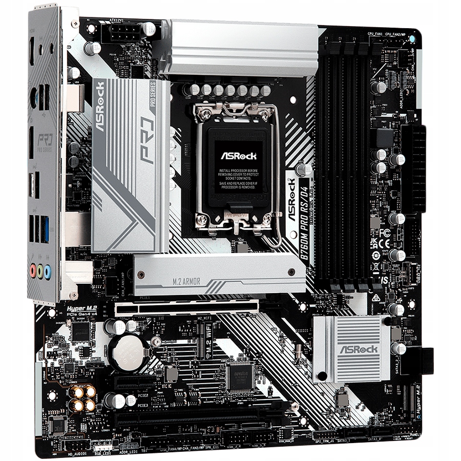 Asrock B760M Pro Rs profesionální mATX deska LGA1700 DDR5
