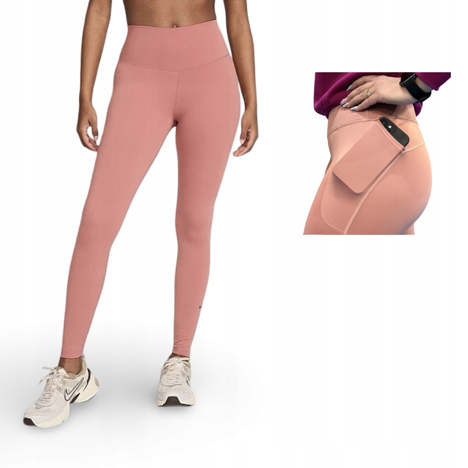 Legginsy Damskie Nike Fast Tight W AT3103-618 r. S