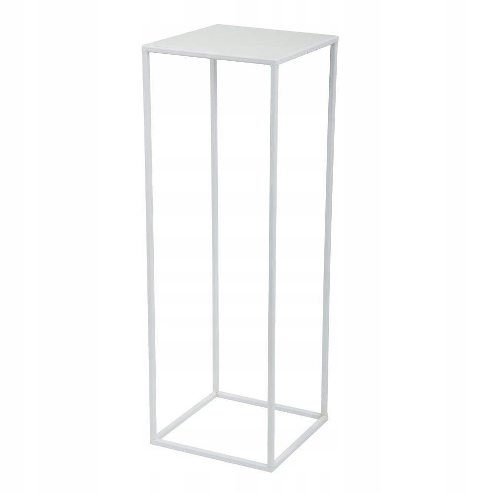 

Nowoczesny kwietnik stojący 70 cm biały kolor loft