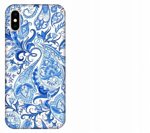 

Etui pokrowiec iPhone Xs Max Paisley wzór turecki