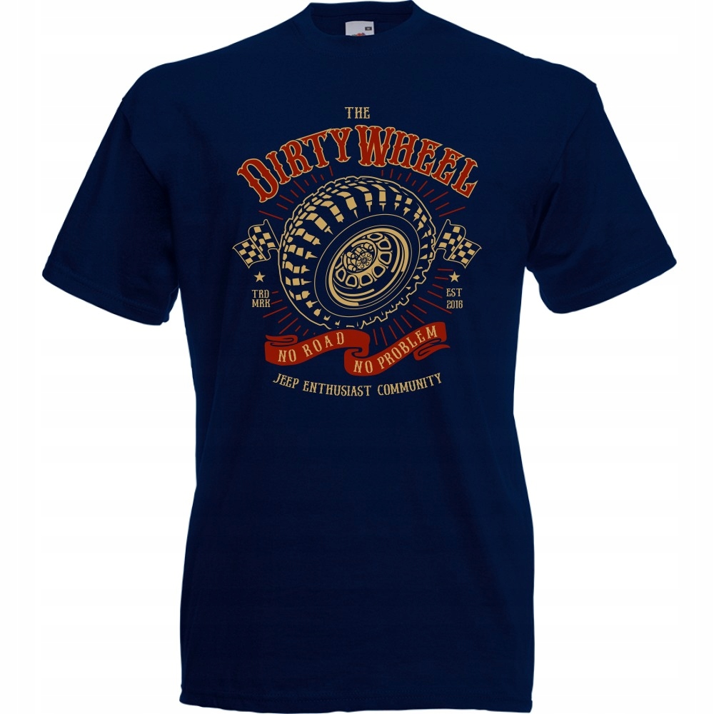

Koszulka Dirty wheel opona monster truck auto L