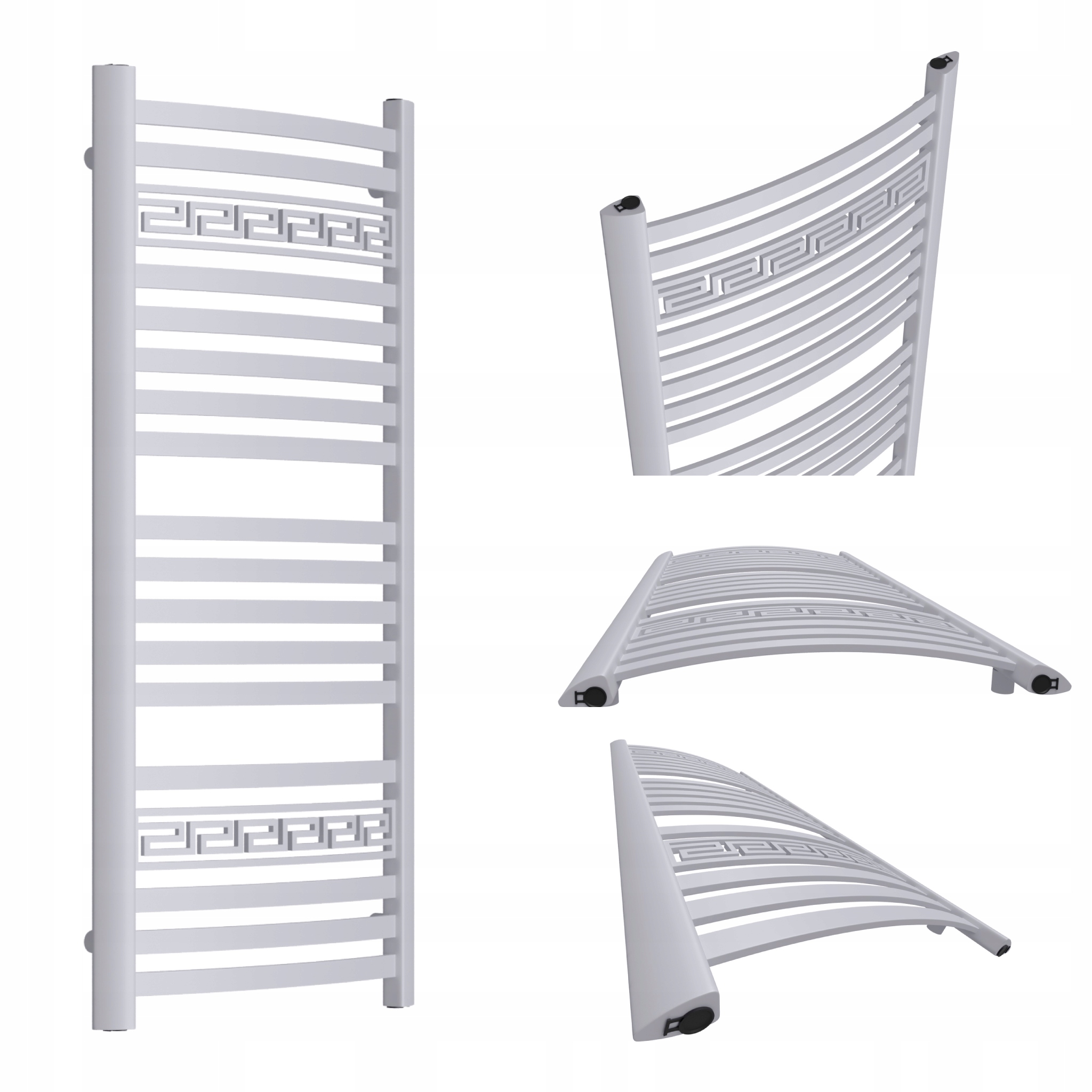 Koupelnový Radiátor Emiter 1350x570 Šedá Struktura