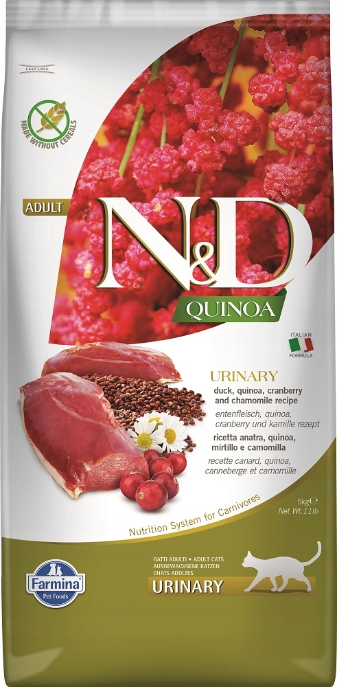 Nd Quinoa Urinary Duck 5kg Cat Adult