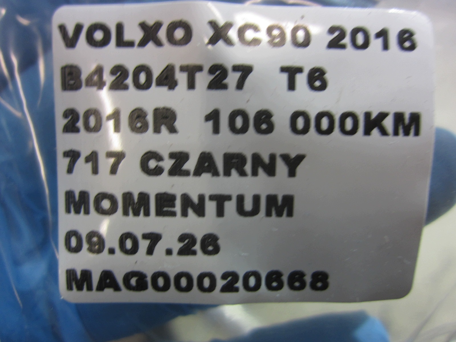VOLVO XC90 II KAMERA bonnet boot XC 90 reversing reverse 31362800