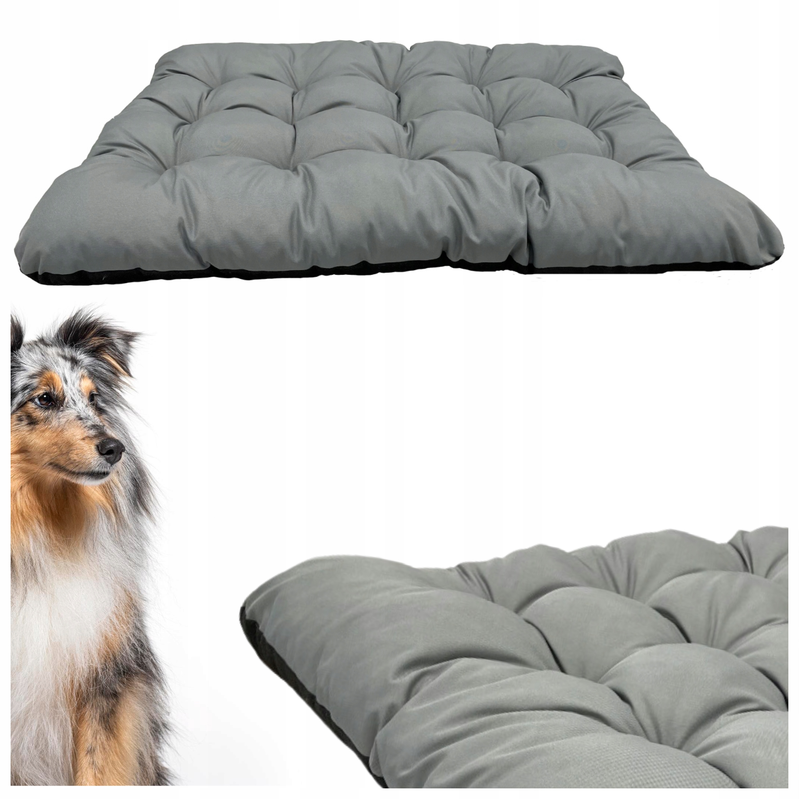 

Duża Poduszka Dla Psa Wodoodporna szara 100x70cm