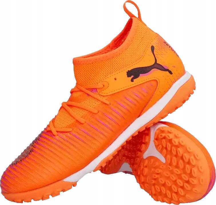Dětské kopačky turfy Puma Future 8 Match Tf oranžové