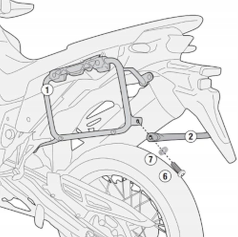 Kappa Rošt Bočnej Kufry Monokey Honda XL 750 Transalp (2023) Tiež