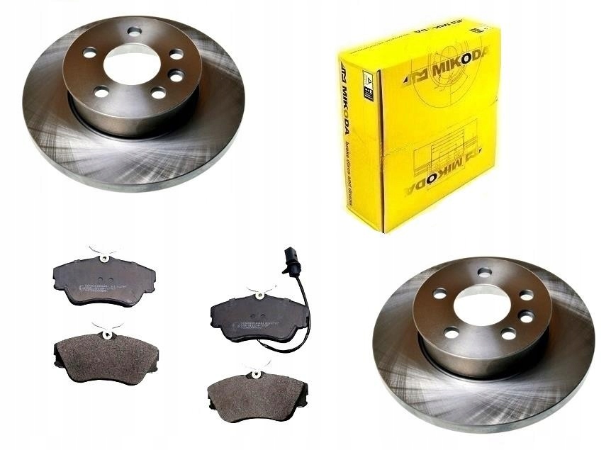 Kotouče Kostky Vw Transporter T4 1990-1996 Přední Sada Kotouče Plné 15" 282MM