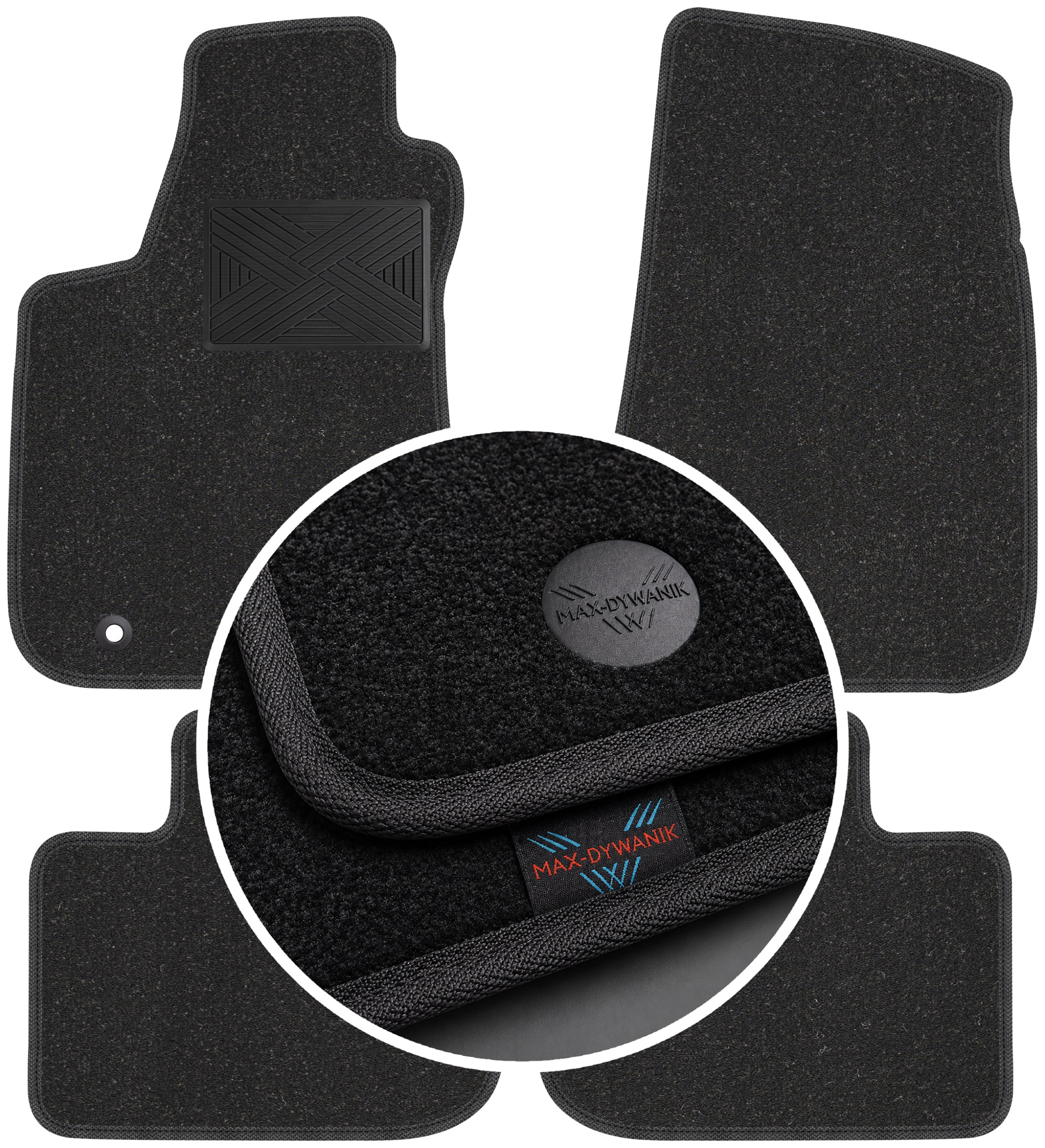 Chrysler 300C II od roku 2011-2023. Koberce do auta Perl-Line 12 mm