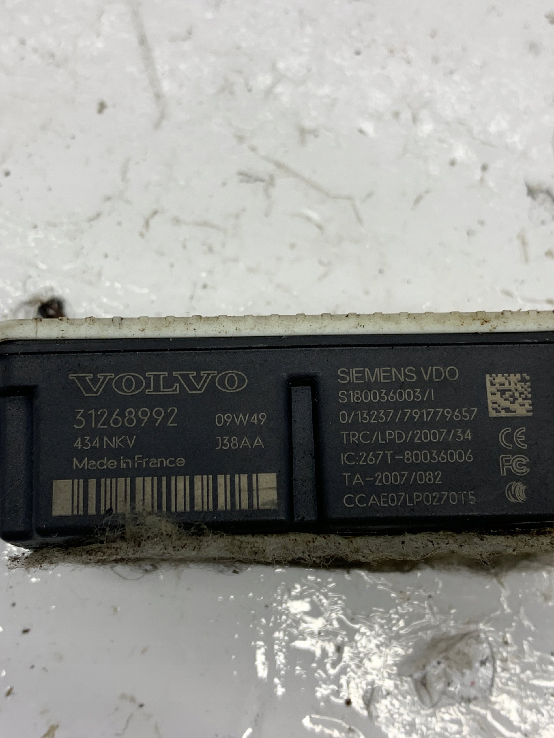 module control unit of a lock central 31268992 VOLVO