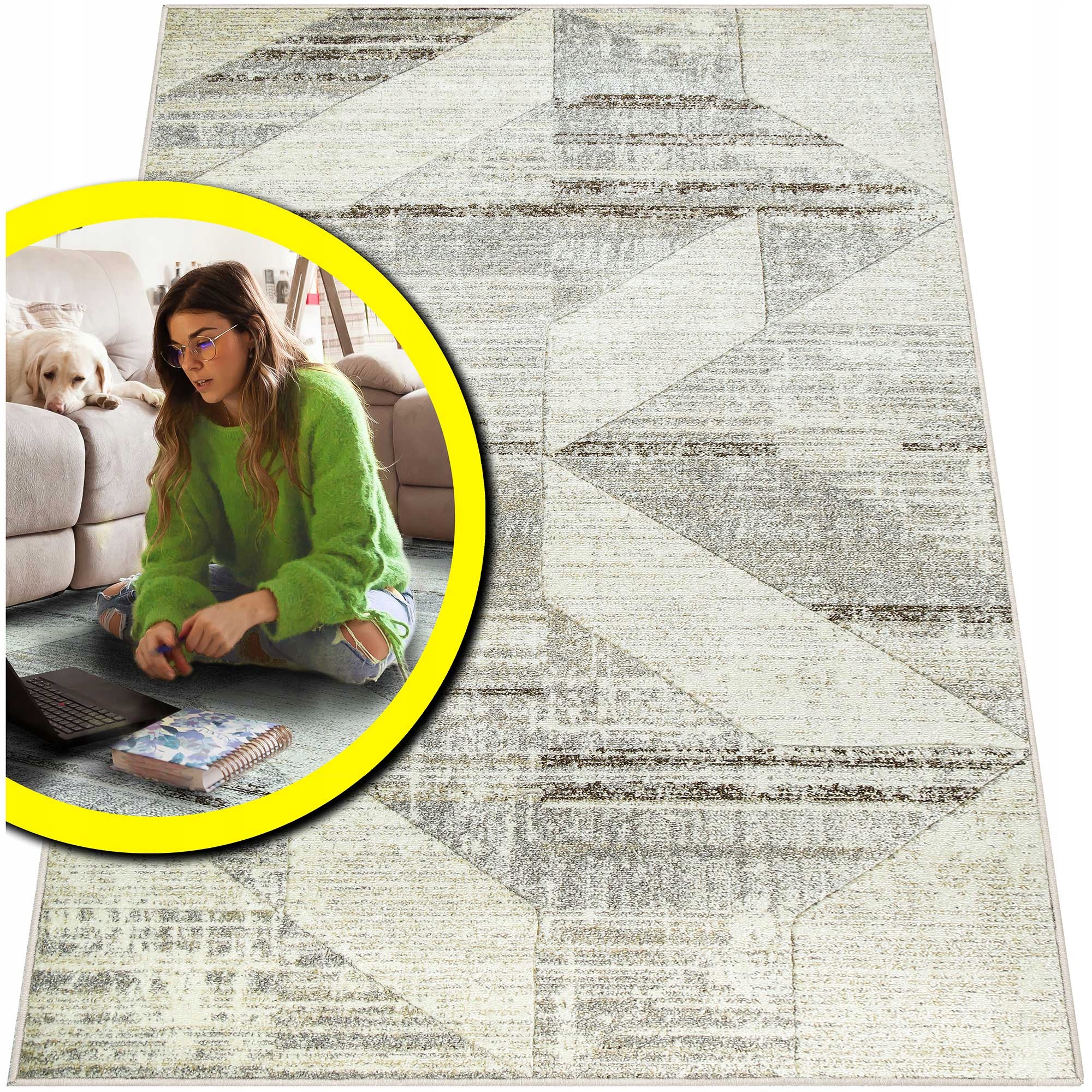 Pravý Hustý Koberec Do Obývacího Pokoje Romantic Krátké Štětiny Do Pokoje 240x340