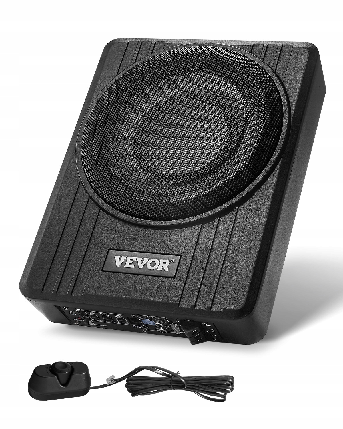 Vevor Subwoofer Samochodowy Pod Siedzenie 10 Cali 300W Smukły Mocny Bas