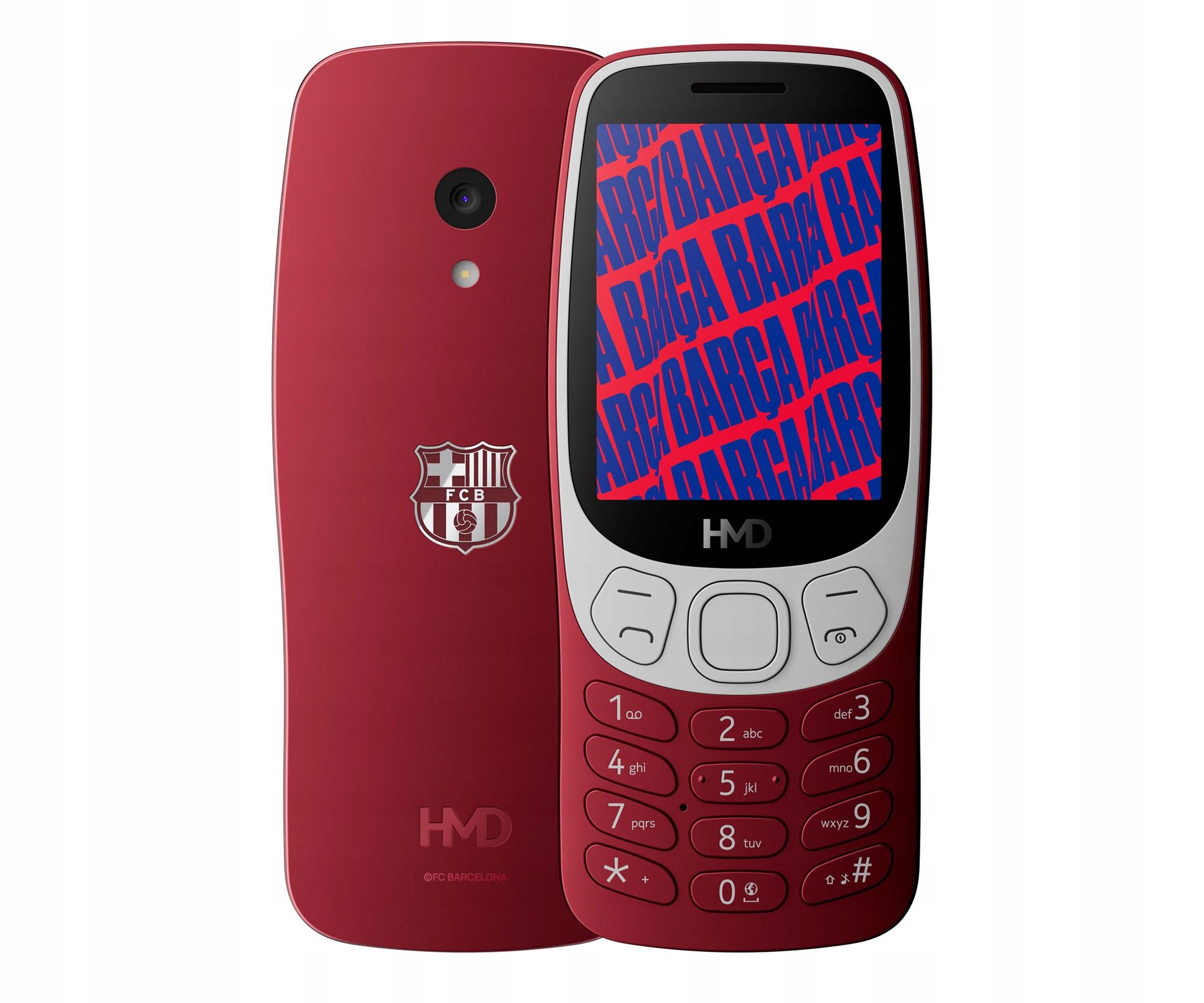 Telefon HMD 3210 Barca Czerwony
