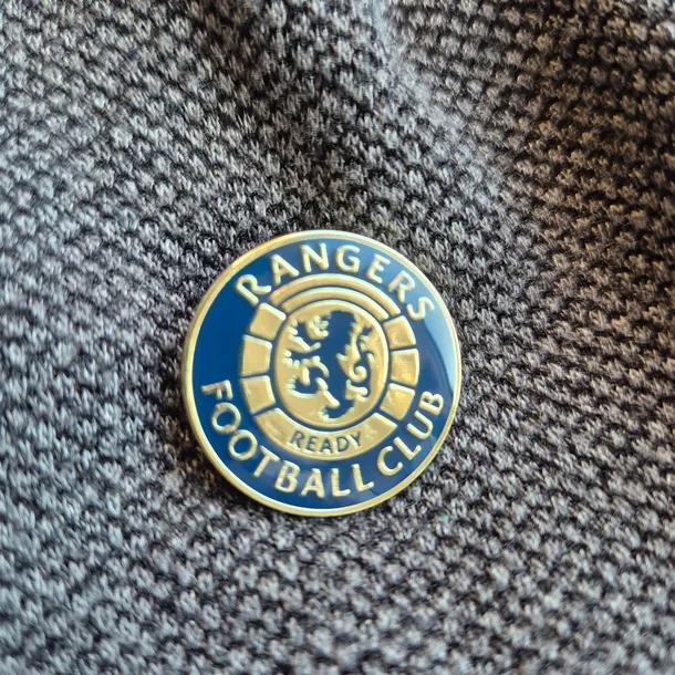 Pin Rangers Glasgow – metalowa przypinka, klub piłkarski, kibic, football