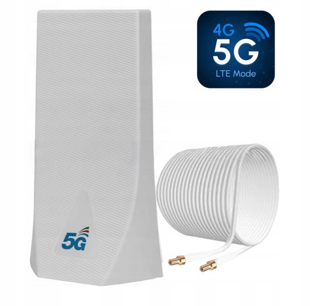ANTENA ZEWNĘTRZNA TS9 18dBi do modemów routerów do internetu - 5G 4G LTE 3G