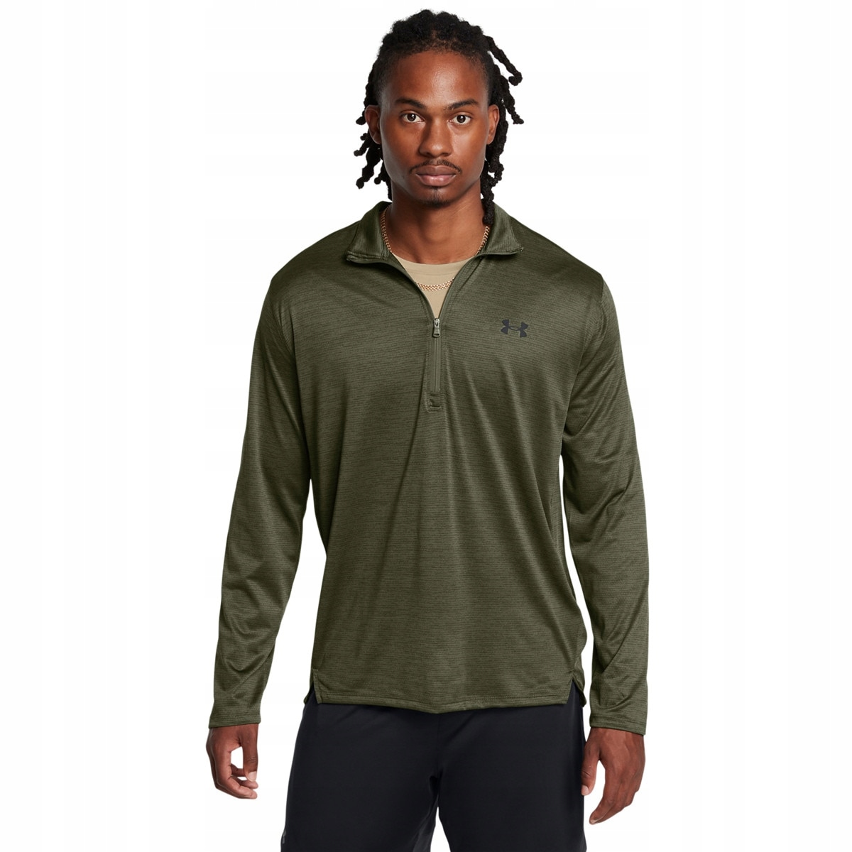 Męski longsleeve treningowy Under Armour Ua Tech Vent 1/2 Zip Zielony 3XL