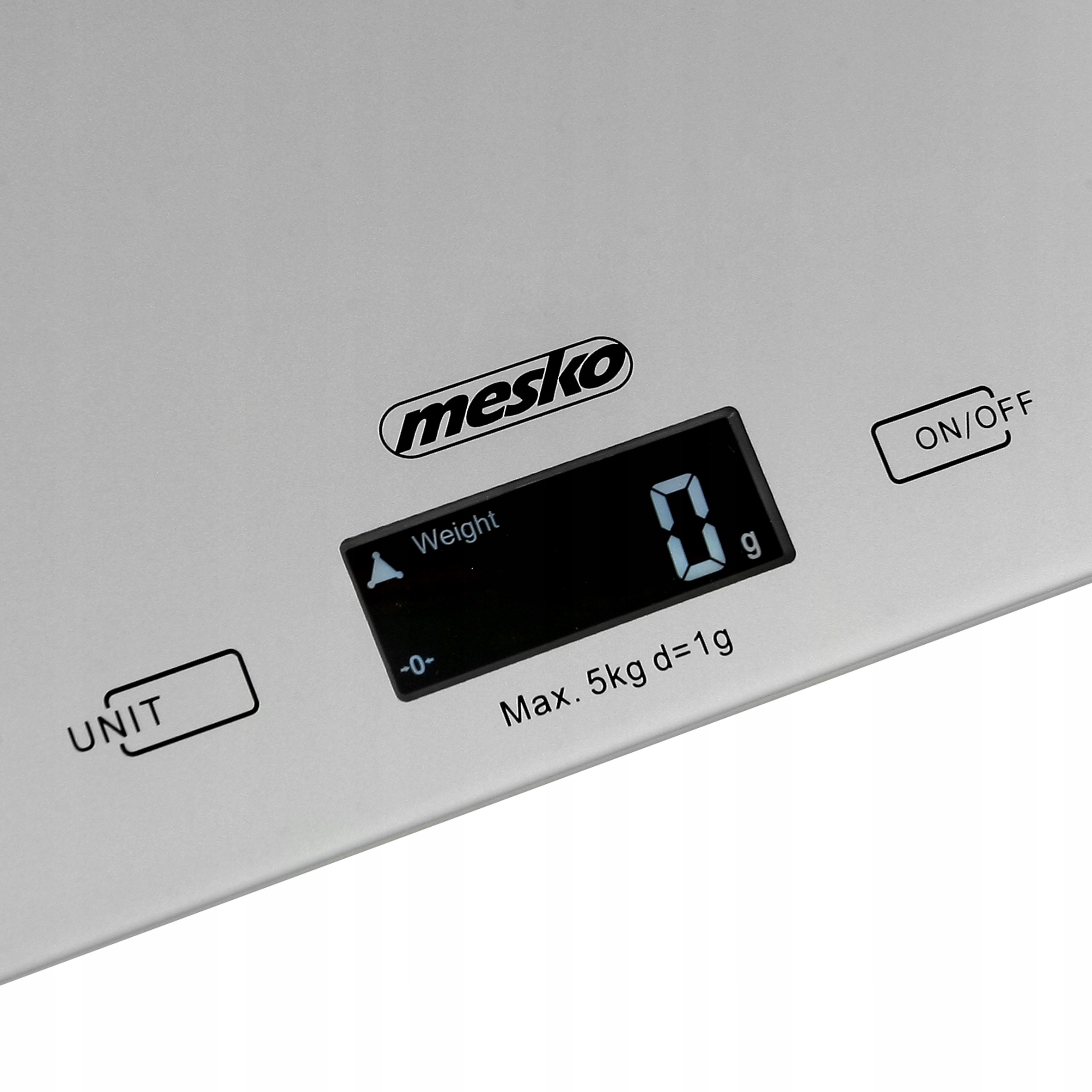 Waga Kuchenna MS 3145 5kg/1g Wyświetlacz LCD Szklana Platforma