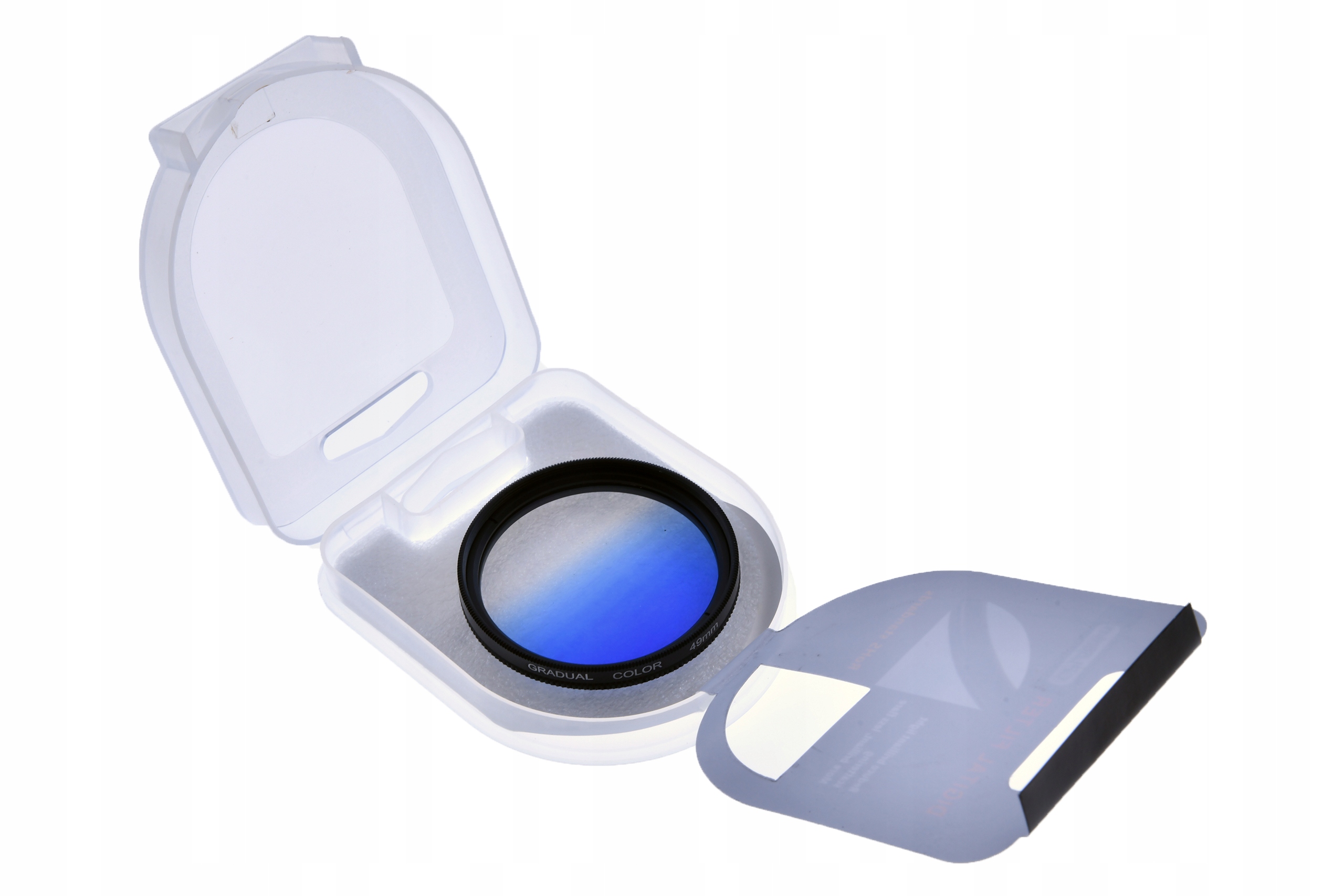 Filtr połówkowy 49mm Niebieski Marka Inna