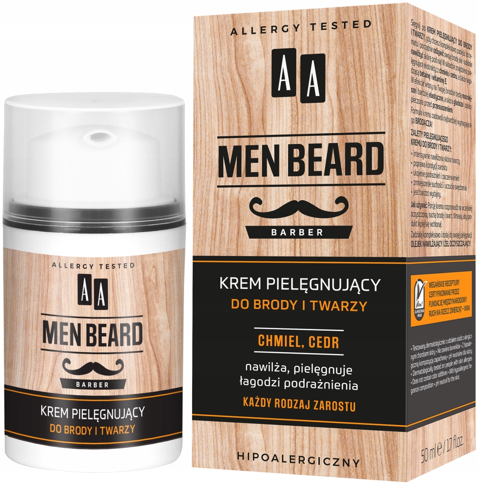 

Aa Men Beard Krem pielęgnujący do brody i twarzy