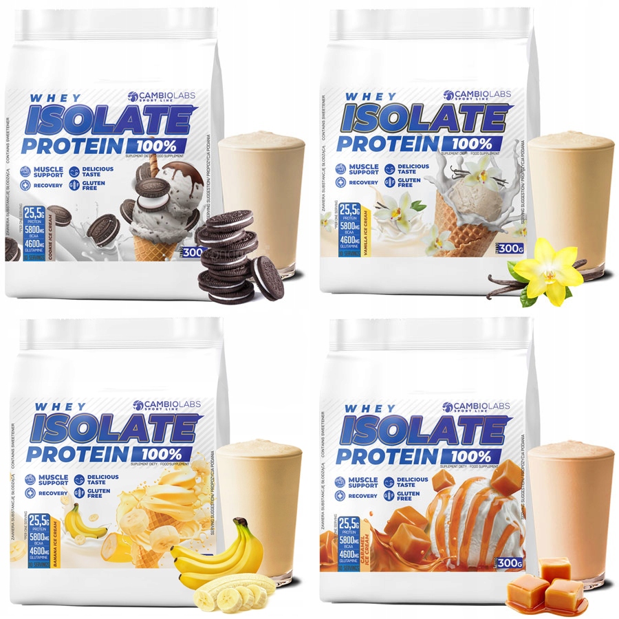 Koktejly Na Hubnutí, Hubnutí, sada 4 příchutí Účinné! CambioLabs
