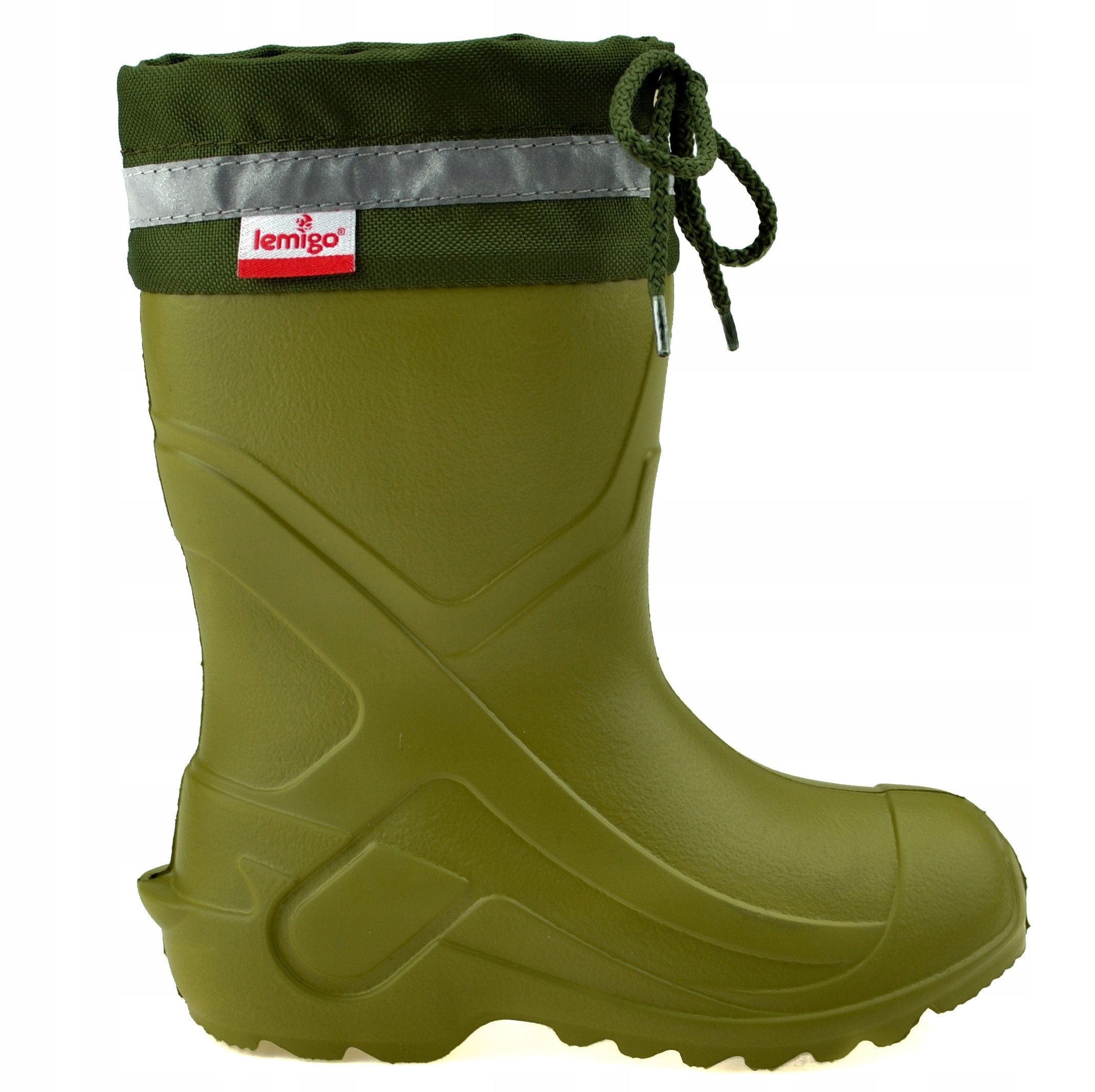 Dziecięce Kalosze piankowe Camp oliwkowe lekkie 32 Długość wkładki wew. 20.4 cm