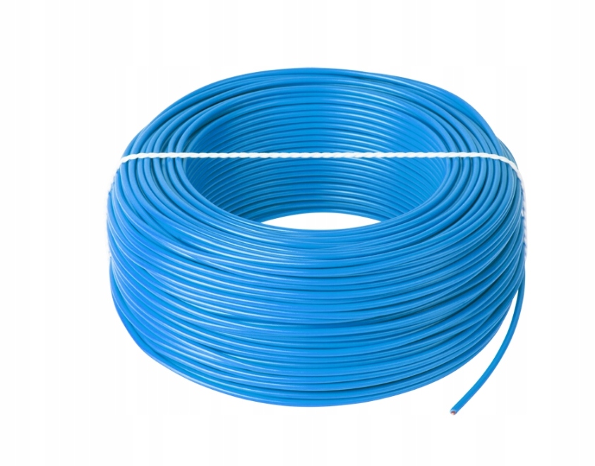 Elektrický kabel, lanko, instalační kabel LgY 1 mm x 100 m modrý 750 V