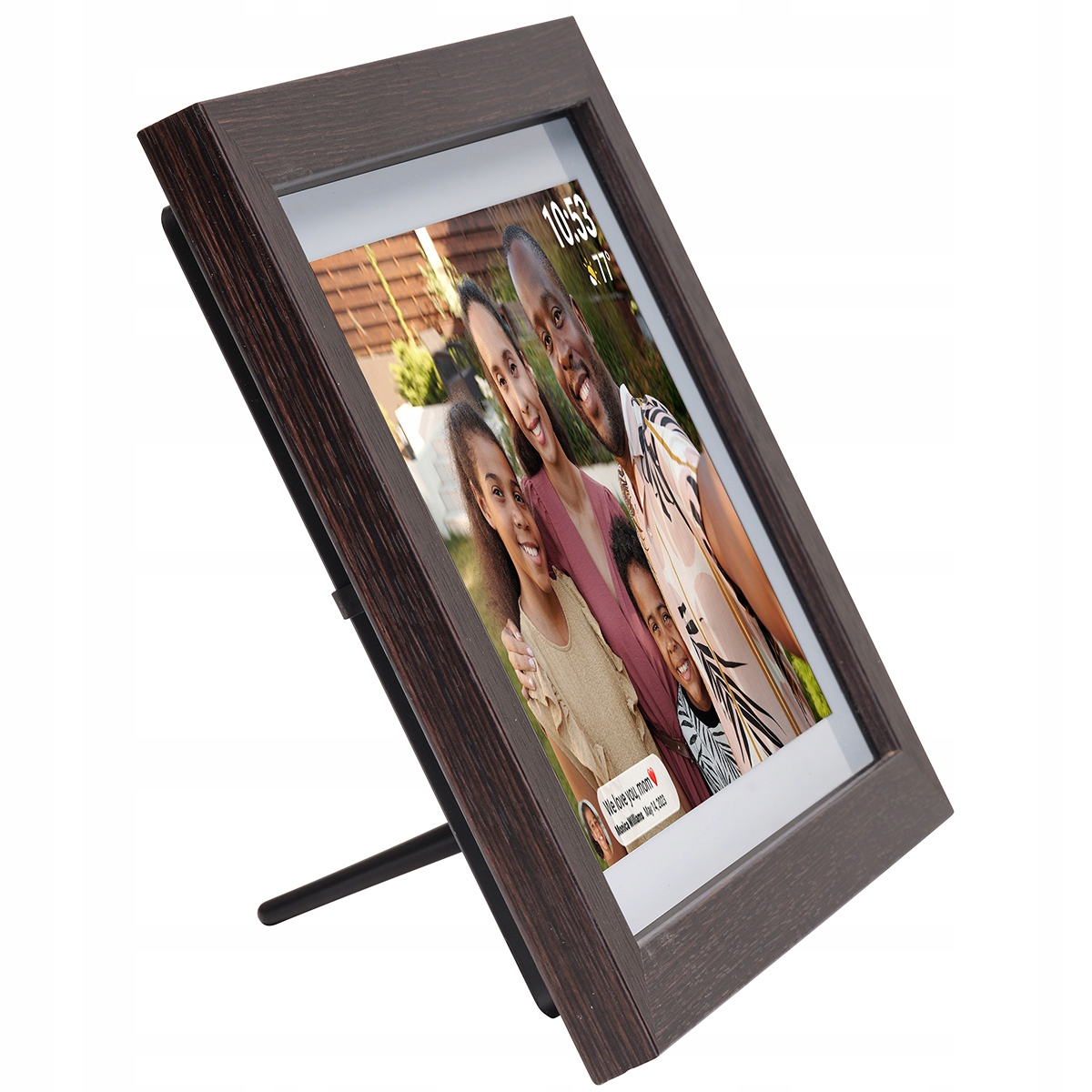 FOTORAMKA DENVER CYFROWA RAMKA DOTYKOWA ZDJĘCIA FILMY DREWNO 10,1" FRAMEO Przekątna ekranu (cale) 10.1