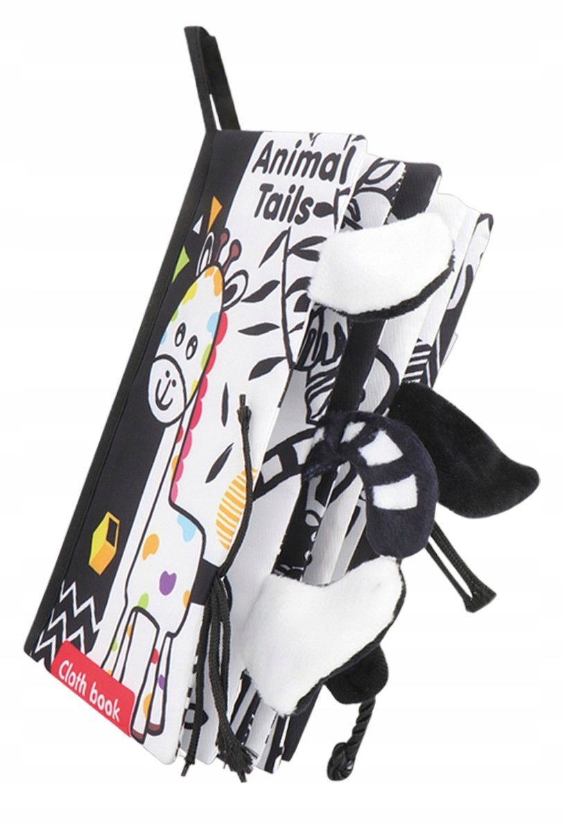 KSIĄŻECZKA DLA NIEMOWLĄT SENSORYCZNA KONTRASTOWA ZAWIESZKA WOOPIE BABY Stan opakowania oryginalne