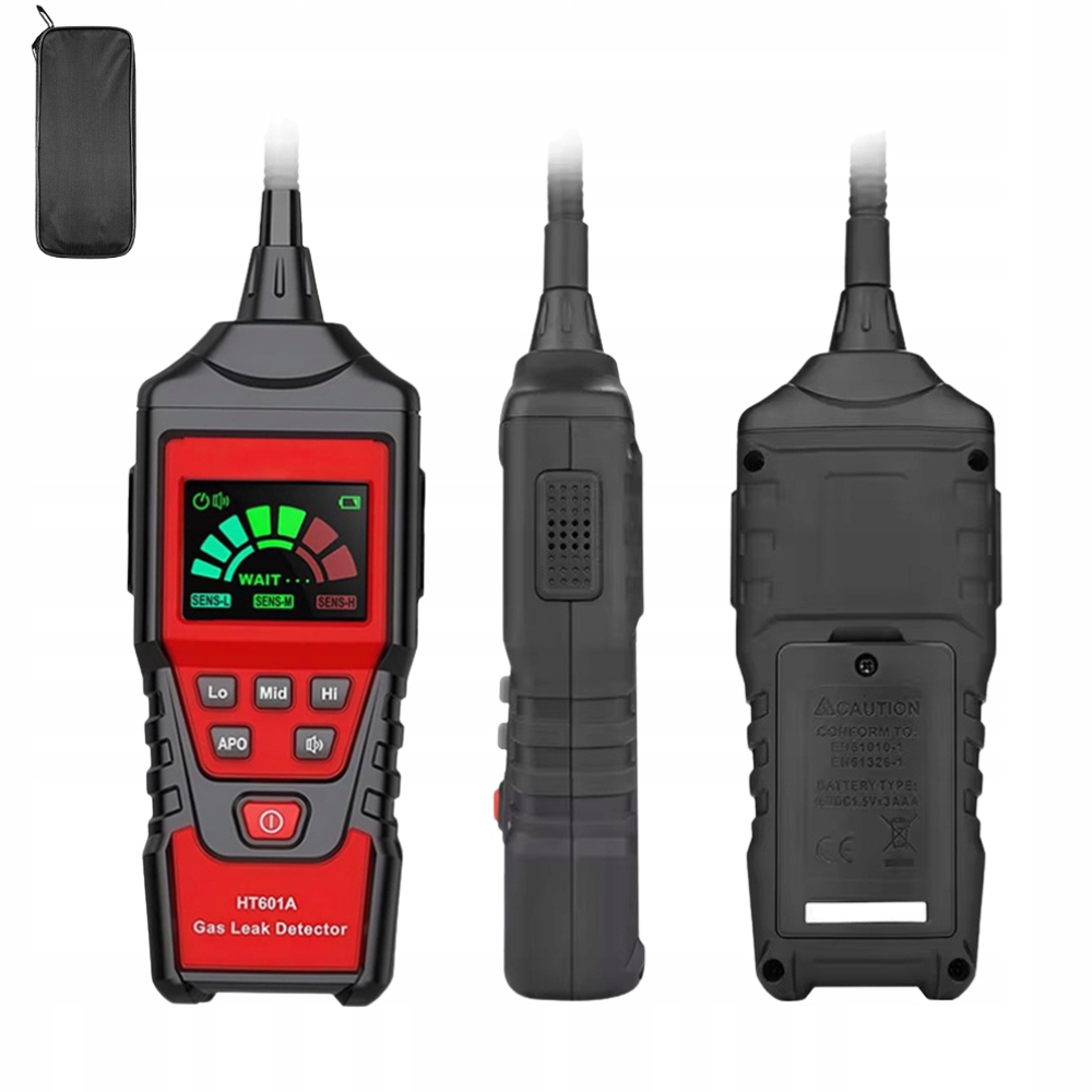 Detektor HT601A Přenosný Hořlavý Plyn S Automatickým Resetováním