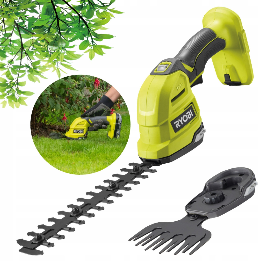 RY18GSA-0 Nožnice na trávu a kríky Ryobi