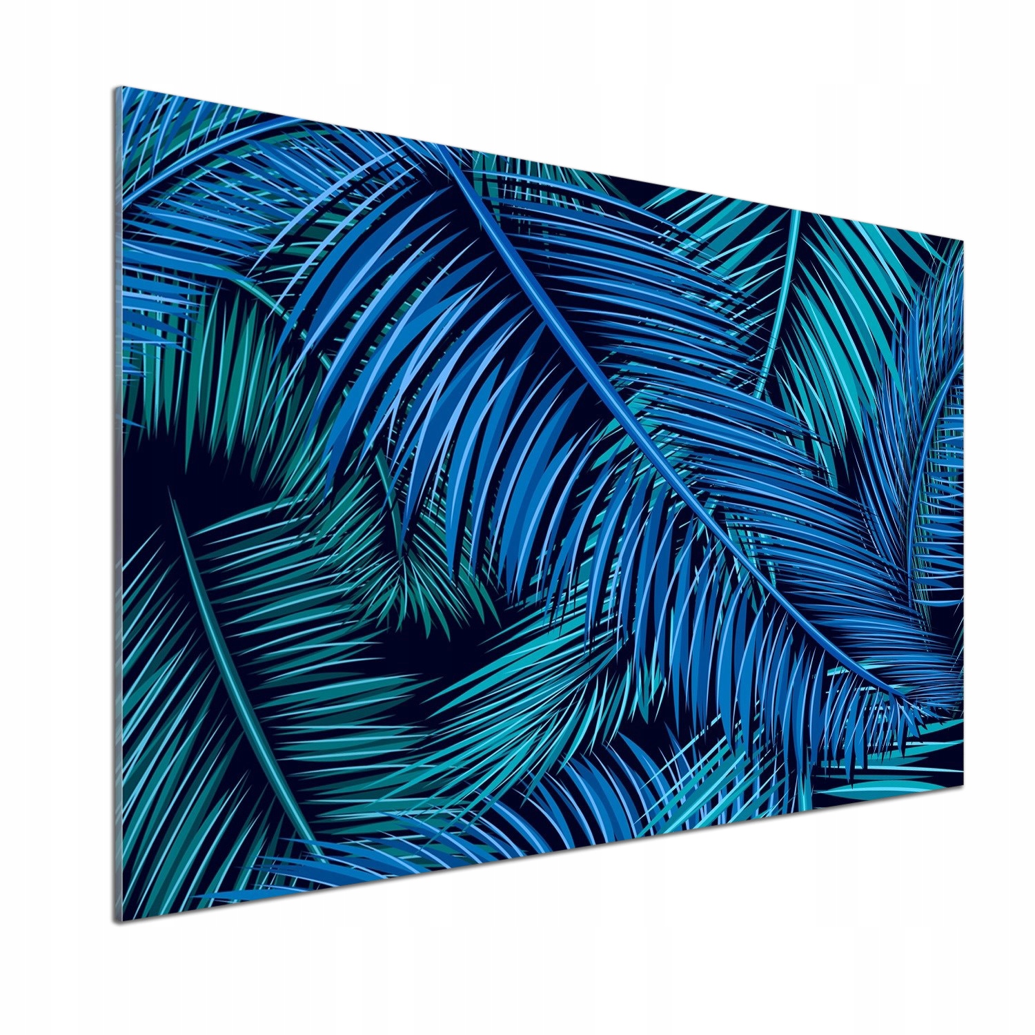 Dekoračný panel zo skla Listy palmy 100 x 70 cm Lepidlo