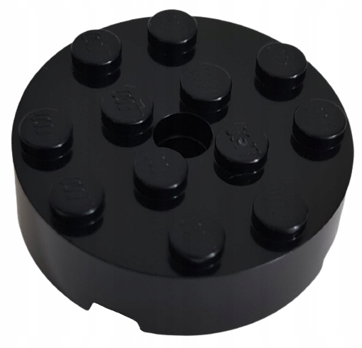 

Lego 4558957 87081 4x4 Klocek Okrągły Czarny Black