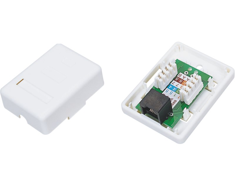 

Gniazdo natynkowe Utp kat.6 1xRJ45 Alantec