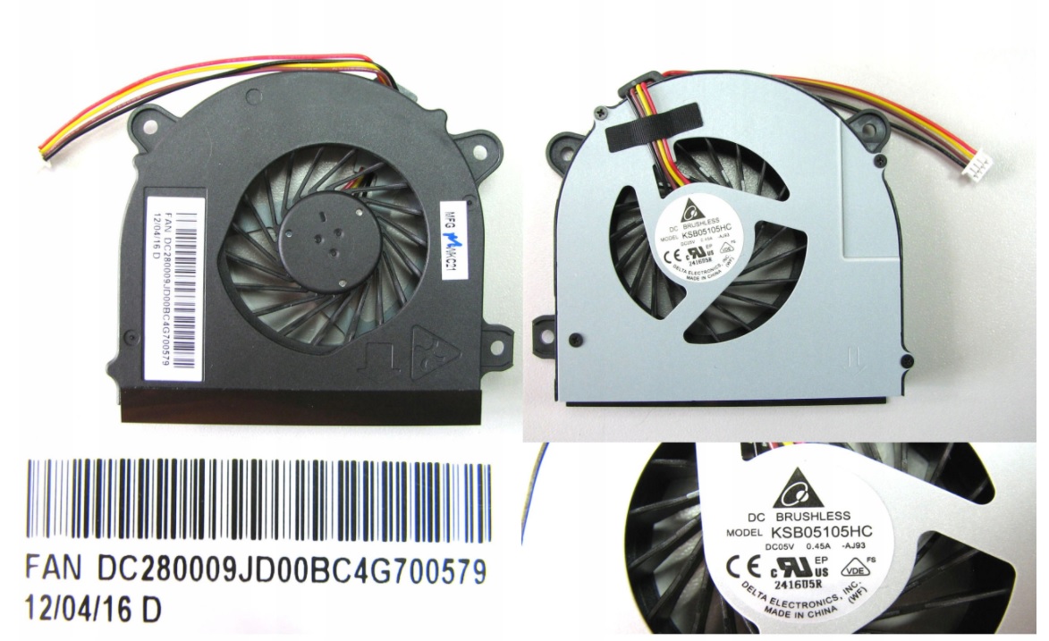 

Nowy Wentylator Lenovo G770 31050103