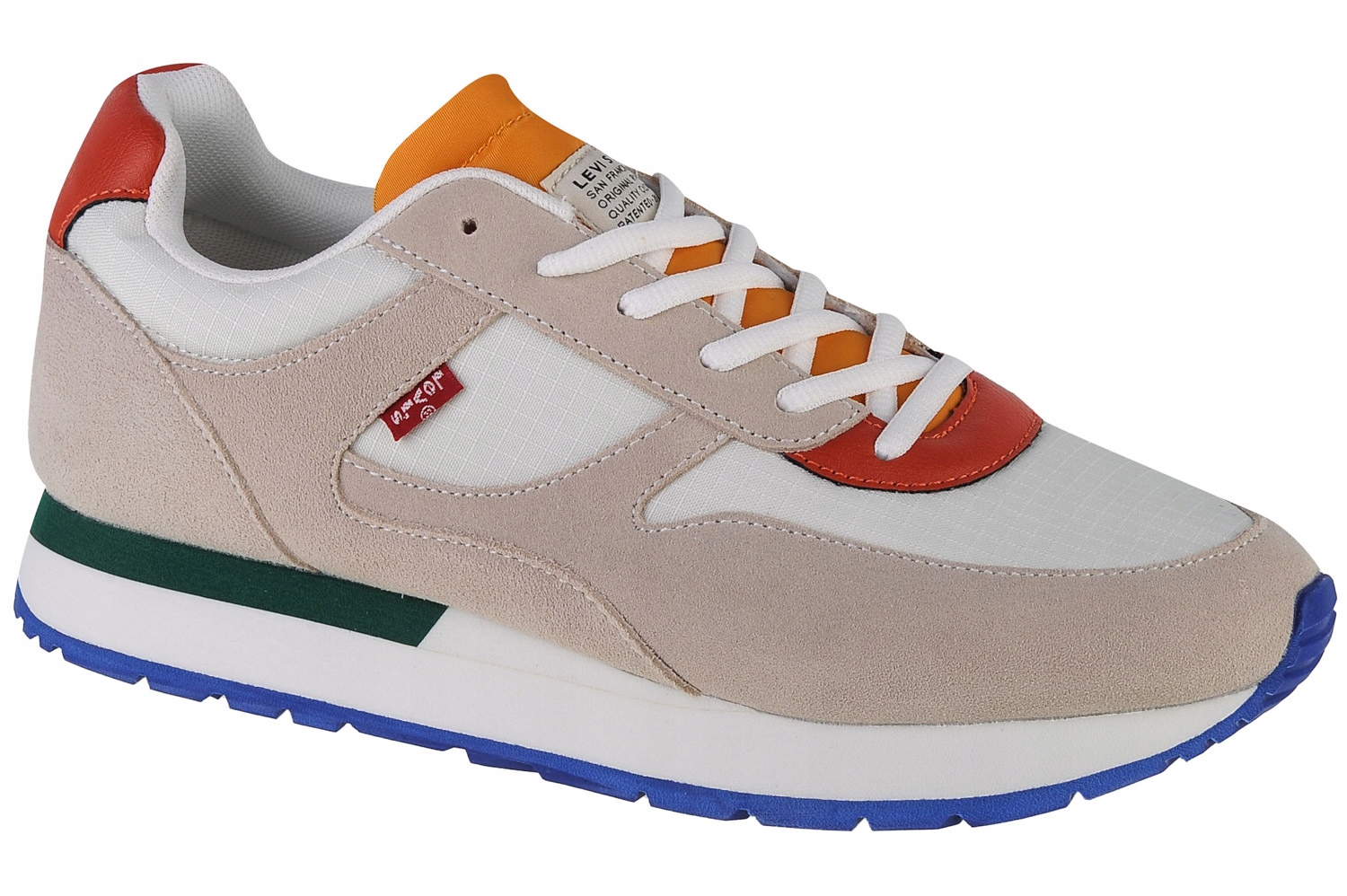 Levi's Bannister [45] Pánské tenisky, semišové, bílé