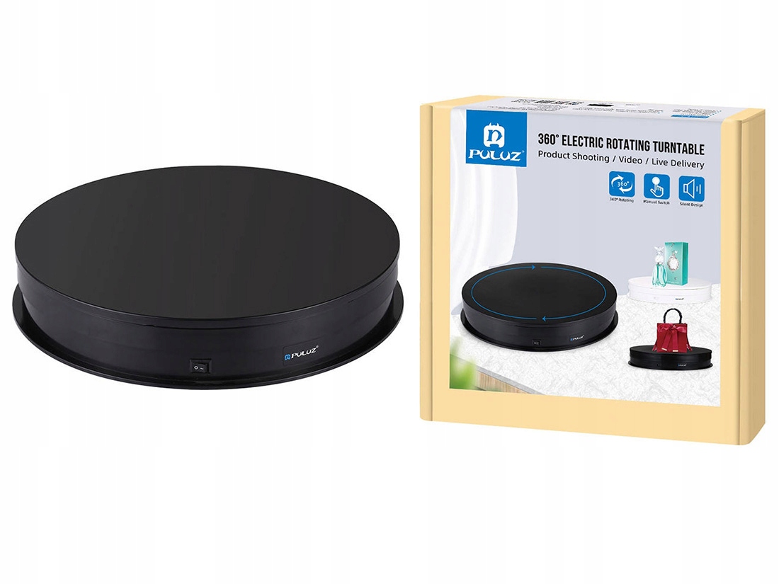 Puluz Otočný podstavec 30 cm pro produktové fotografie Fotografický stůl