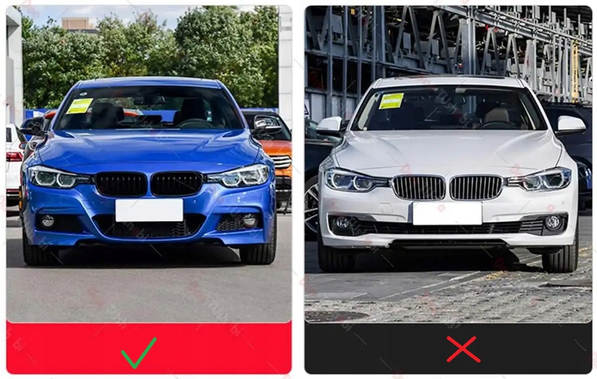 DOKŁADKA ZDERZAKA BMW F30 M-PAKIET SPLITTER SPOJLER SPLITER CZARNY POŁYSK EAN (GTIN) 6906138351127