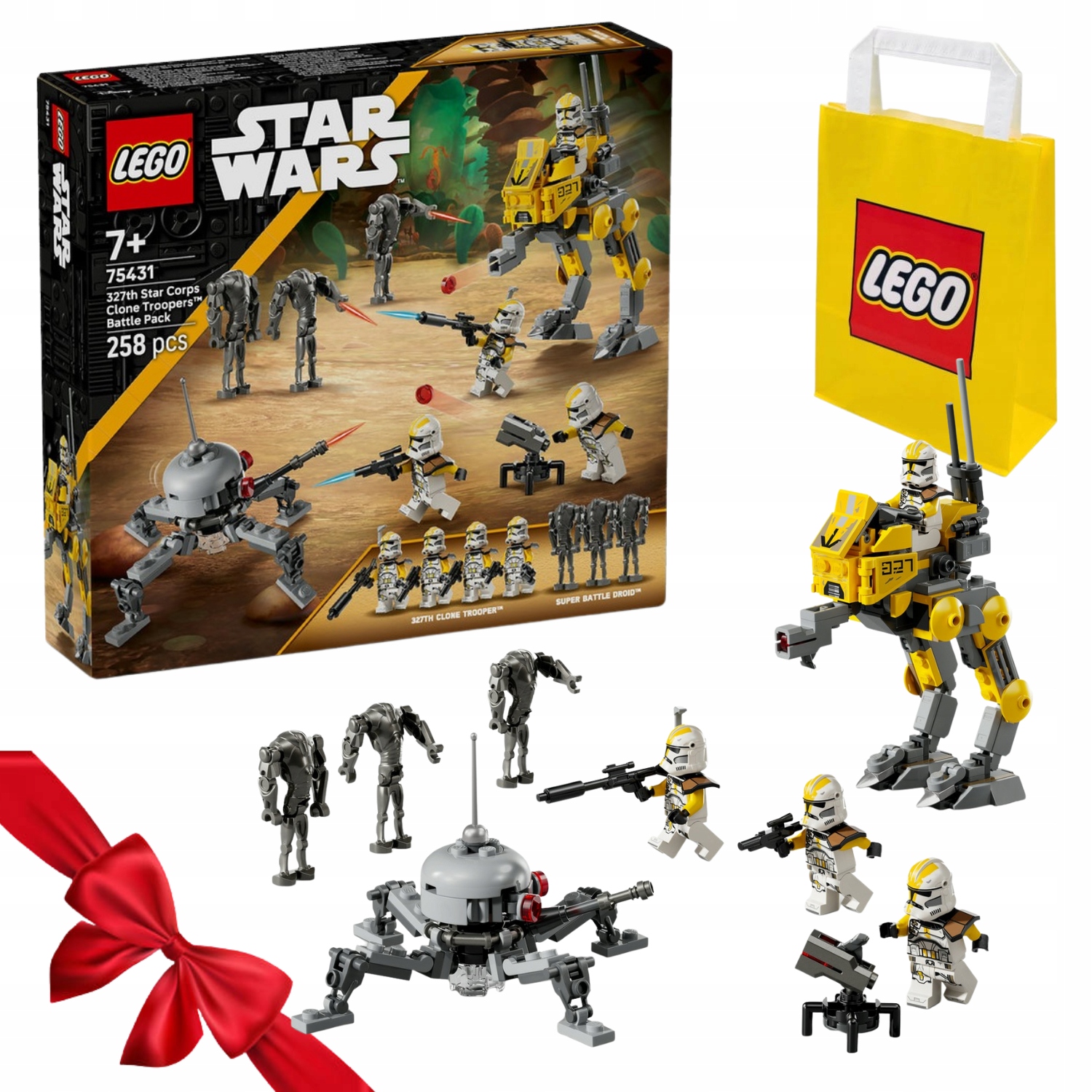 Lego Star Wars Zestaw Bitewny Żołnierze-klony Z 327 Korpusu Galakt 75431