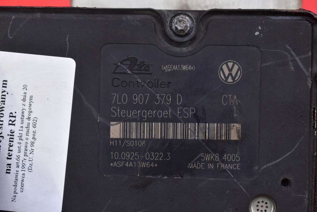 Pompa ABS 7L0614111E PORSCHE CAYENNE 1 e 7L 4.5 V8 340 KM 02-07
